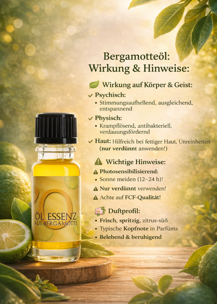 Bio Bergamotte-Essenz 10ml