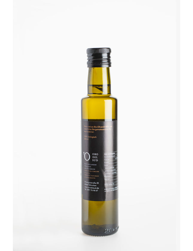 Bio Olivenöl extra virgine mit Bergamotte 250ml