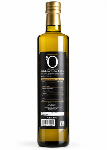 Bio Olivenöl Extra Virgine 500ml aus Kalabrien