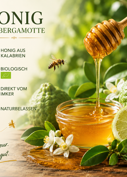 Bio Bergamotte Honig 500g aus Kalabrien