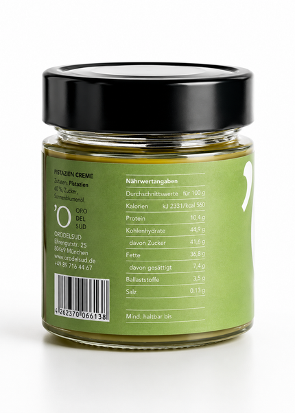 Pistaziencreme aus Kalabrien 210g