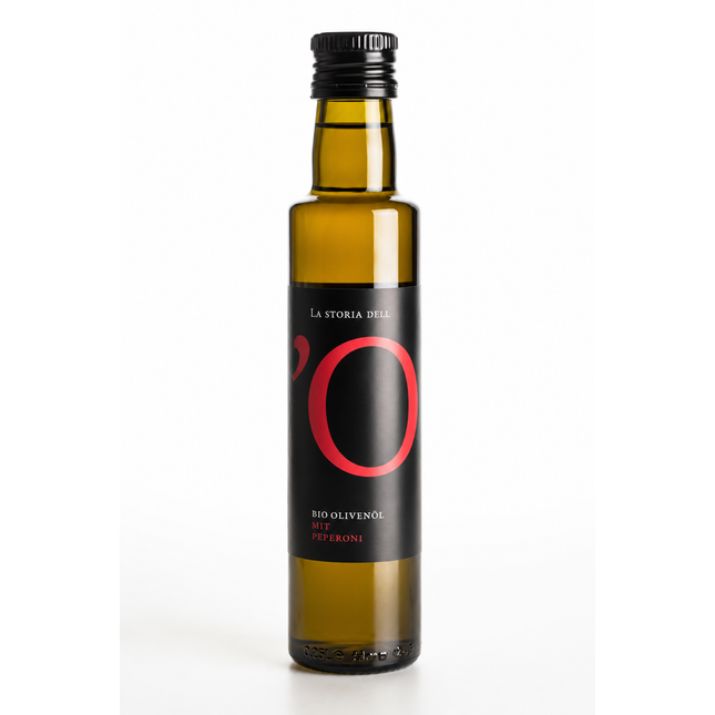 Bio Olivenöl extra virgine mit Peperoni 250ml