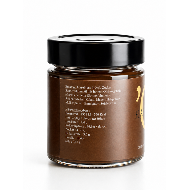Haselnuss/Kakao Creme 210g aus Kalabrien
