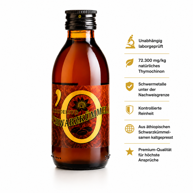 Schwarzkümmelöl (Nigella sativa) aus Äthiopien 125ml