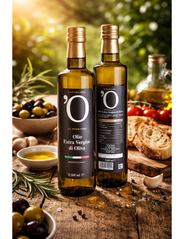 Organic Extra Virgin Olive Oil 500ml from Calabria
