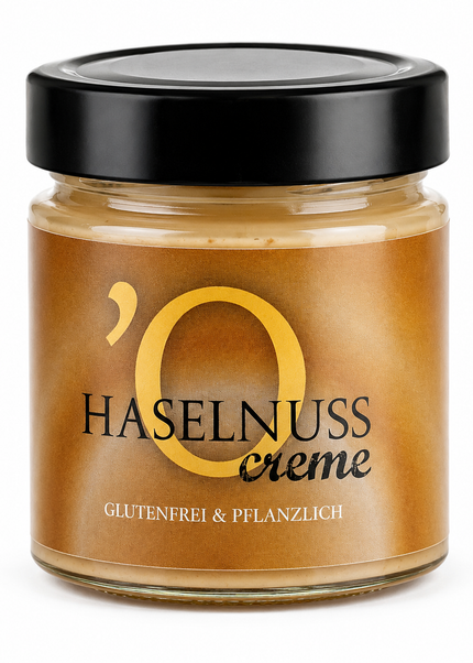 Haselnusscreme aus Kalabrien – vegane Nusscreme, 210 g