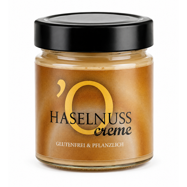 Haselnusscreme aus Kalabrien – vegane Nusscreme, 210 g