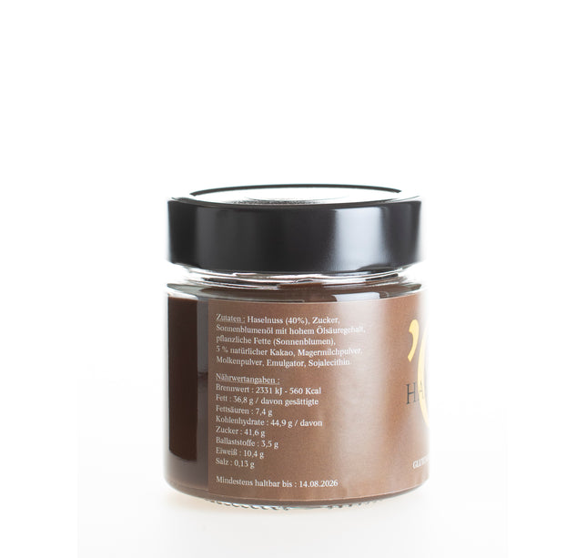 Haselnuss/Kakao Creme 210g aus Kalabrien