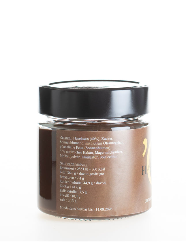 Haselnuss/Kakao Creme 210g aus Kalabrien