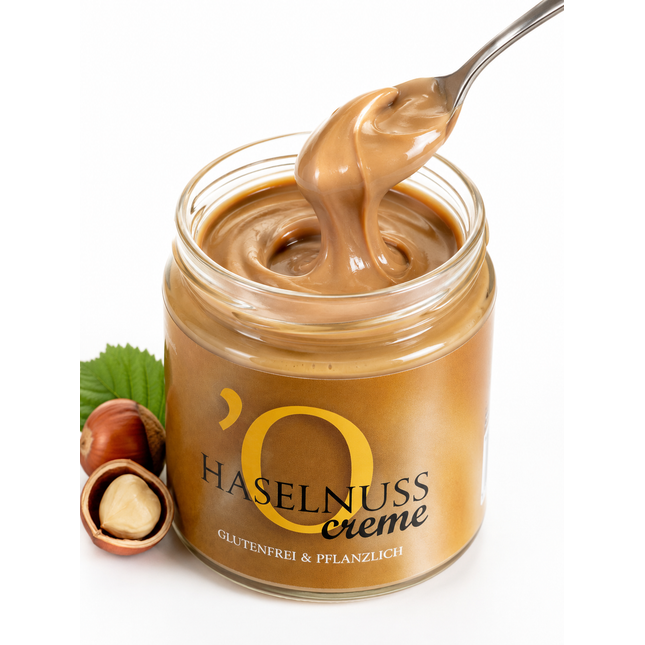 Haselnusscreme aus Kalabrien – vegane Nusscreme, 210 g