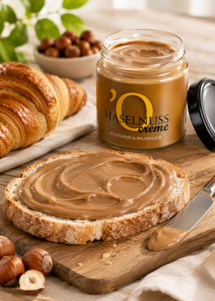 Haselnusscreme aus Kalabrien – vegane Nusscreme, 210 g