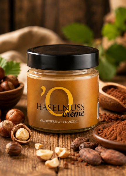 Haselnusscreme aus Kalabrien – vegane Nusscreme, 210 g