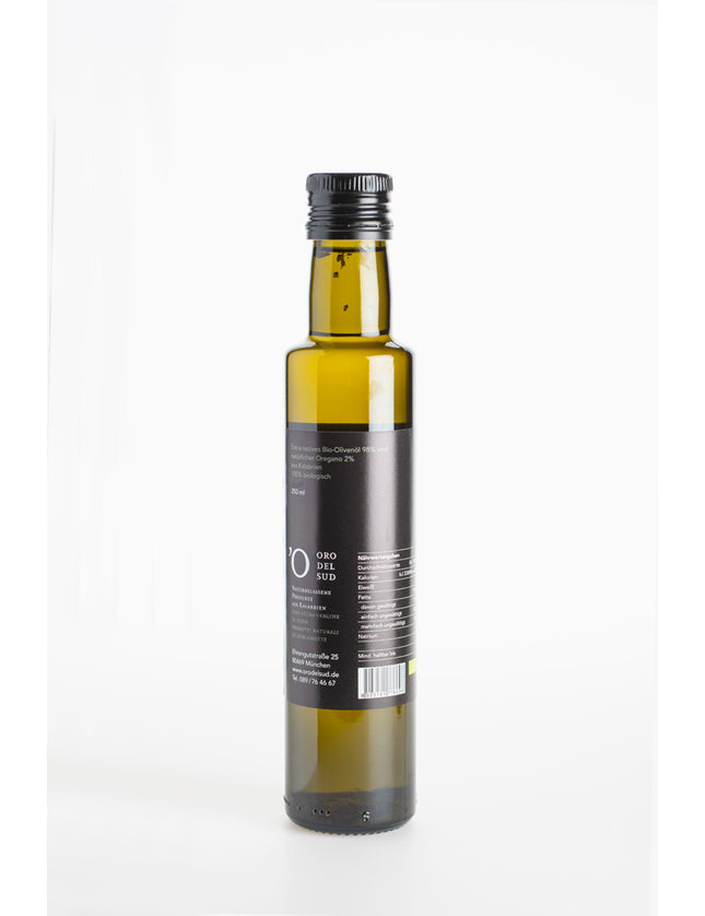 Bio Olivenöl extra virgine mit Oregano 250ml