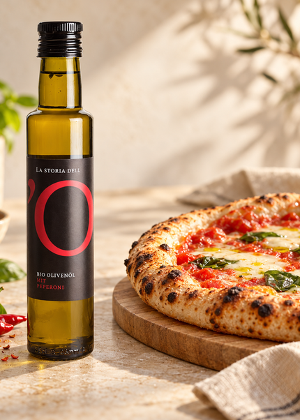 Olivenöl extra vergine mit Peperoni aus Kalabrien – 250 ml