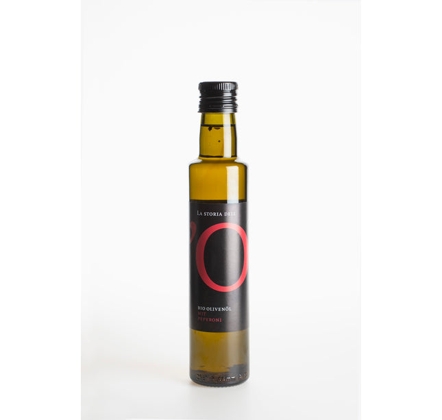 Bio Olivenöl extra virgine mit Peperoni 250ml