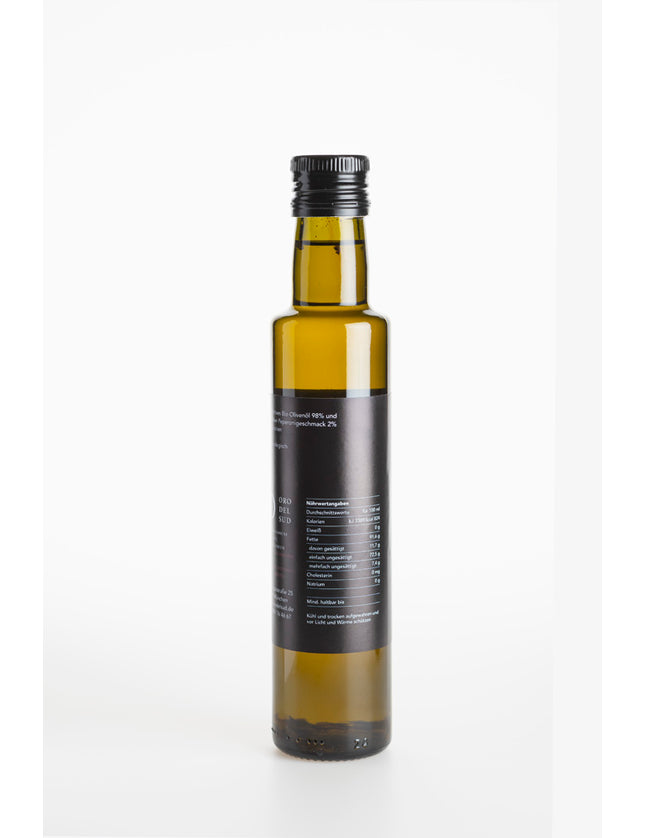 Bio Olivenöl extra virgine mit Peperoni 250ml