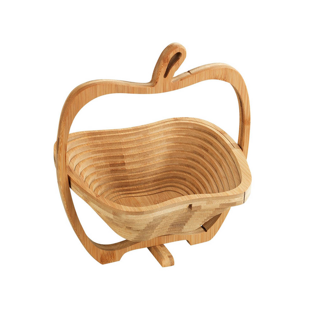 faltbarer Obstkorb aus Bambus