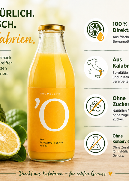 Organic Bergamot Juice 750ml