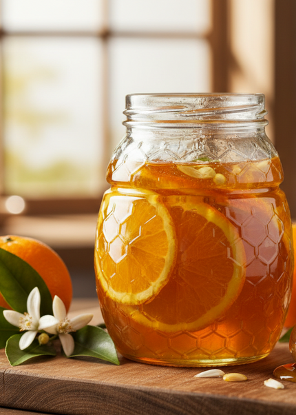 Organic Orange Honey from Calabria 500g
